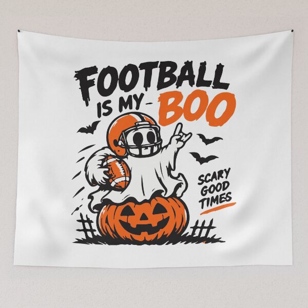 Item preview, Football Is My Boo - Funny Halloween Ghost Football designed and sold by Brexmore3.