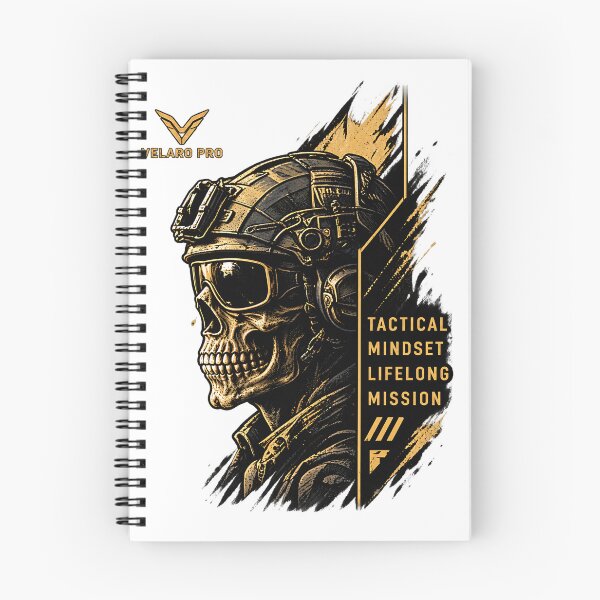 Item preview, Tactical Skull Warrior Gold Black Military Design designed and sold by Velaro Pro.
