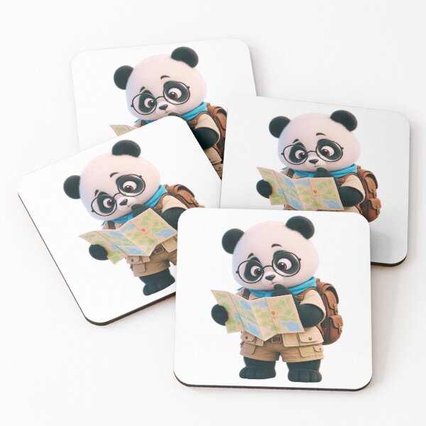Item preview, Little Panda Explorer – Cute Travel Adventure designed and sold by Dhaagewala.