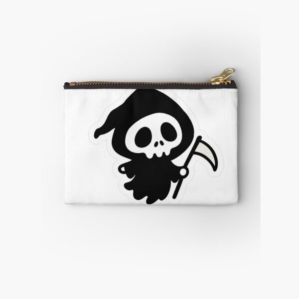 Item preview, Cute Grim Reaper Sticker designed and sold by Ashen Threads Studio.