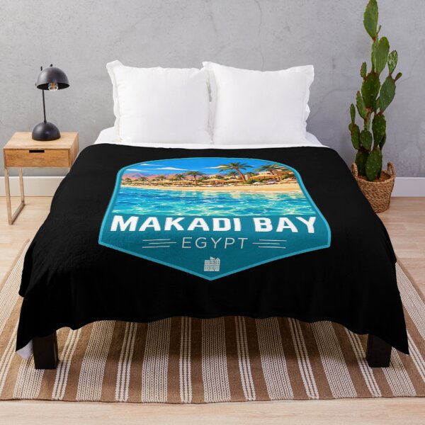 Item preview, Makadi Bay in Egypt, Retro Travel Art Emblem designed and sold by MaateoDesign.