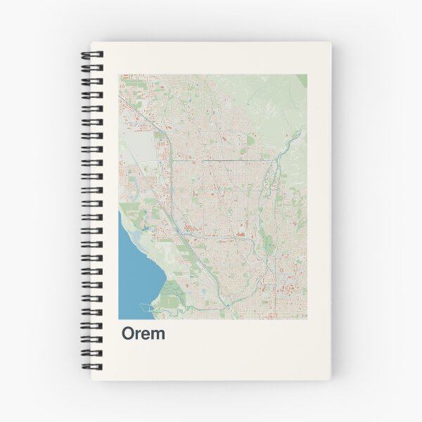 Item preview, Arte minimalista de mapas de Orem designed and sold by MapsNerd.