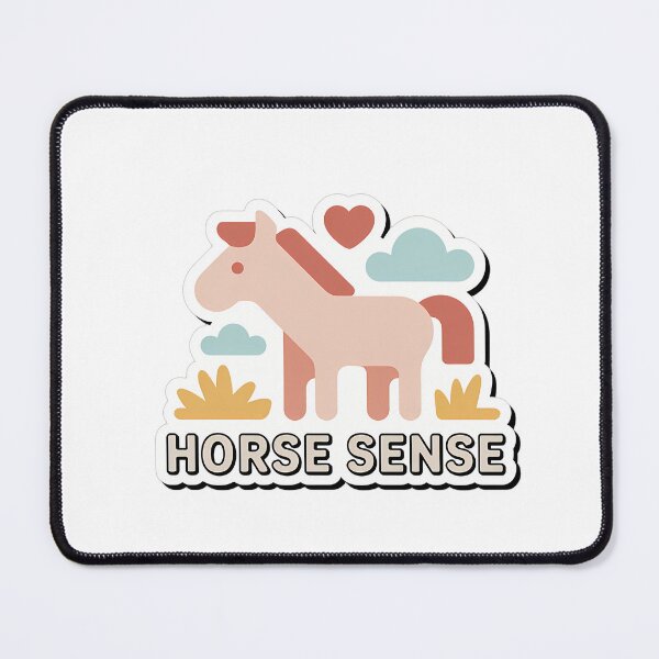 Item preview, Cute Horse Silhouette with Heart and Hay Bales designed and sold by NiftyWrx.