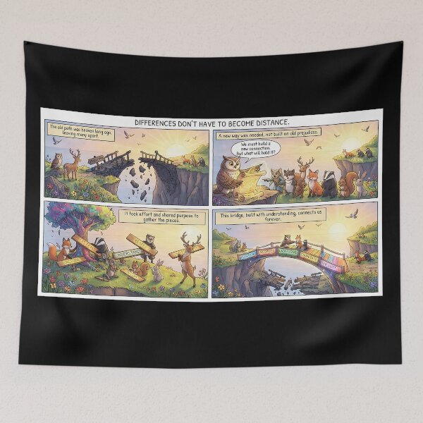 Item preview, Animals build a bridge of understanding and respect designed and sold by Mianku | Für das Leben.