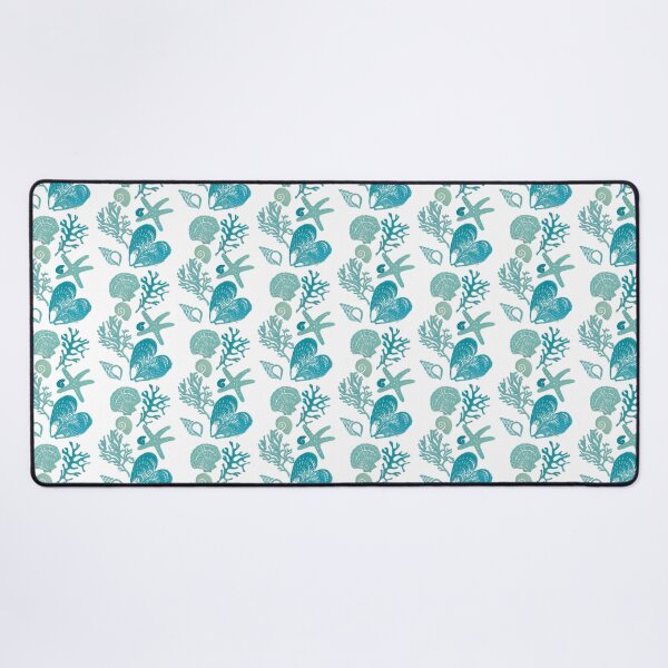 Item preview, Rockpool Repeat in Aqua Duck Egg designed and sold by LisaLeQuelenec.
