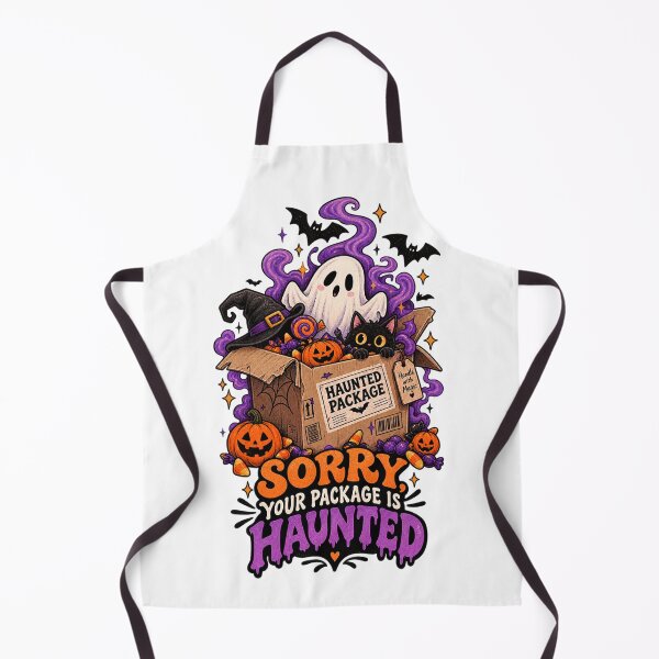 Item preview, Haunted Package Halloween T-Shirt | Cute Spooky Ghost & Trick or Treat Design designed and sold by Seven-crafts-.