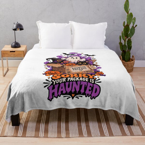 Item preview, Haunted Package Halloween T-Shirt | Cute Spooky Ghost & Trick or Treat Design designed and sold by Seven-crafts-.