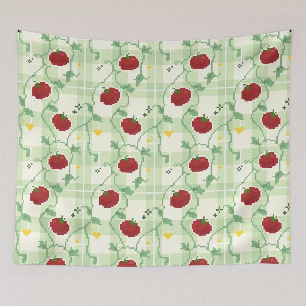 Item preview, Cottagecore Tomato Pattern | Fall Harvest Gardener Kitchen Gift designed and sold by Fefeii.