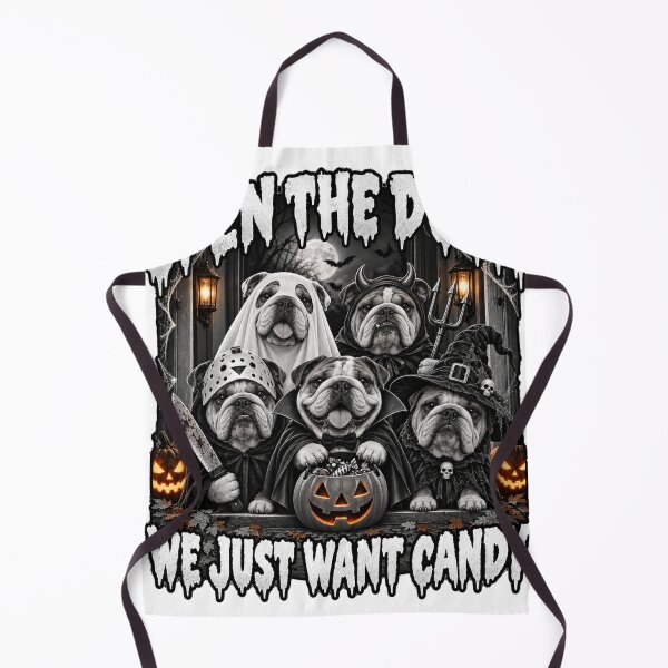 Item preview, Funny English Bulldog Candy Costume Trio Halloween designed and sold by luu phong.