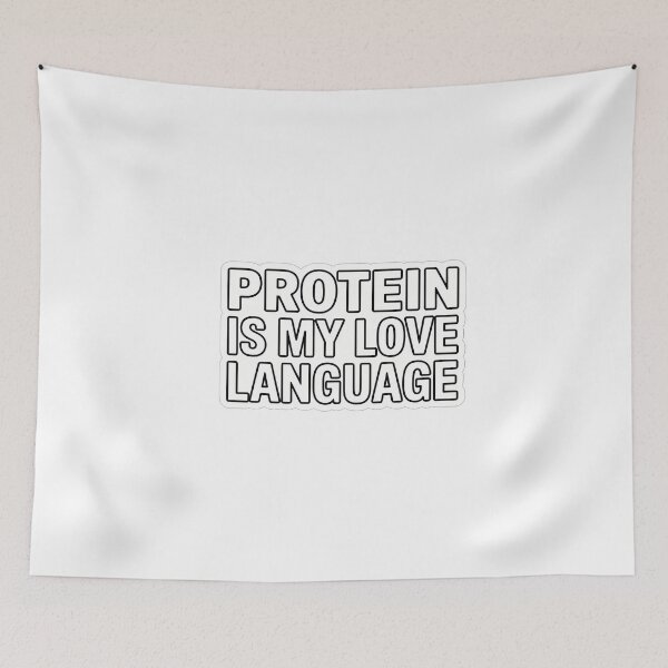 Item preview, Protein is my love language designed and sold by NiftyWrx.