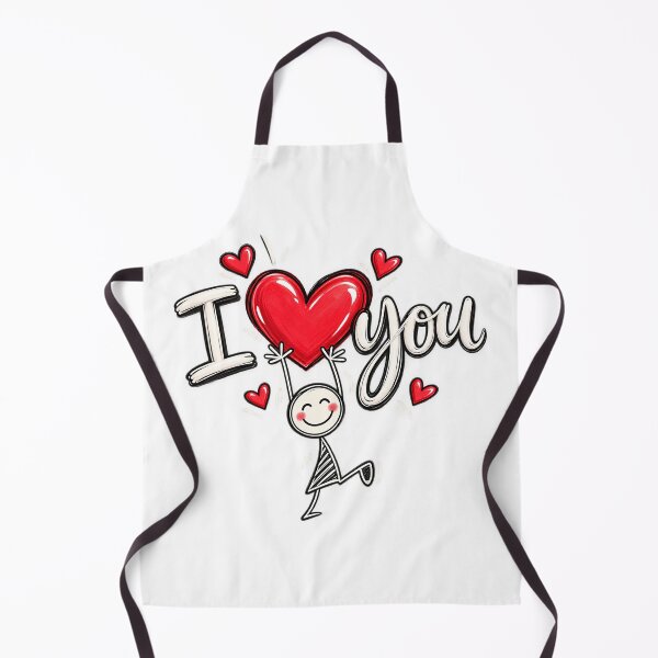 Item preview, I Love You | Cute Heart & Happy Doodle Character designed and sold by CalmMandala.