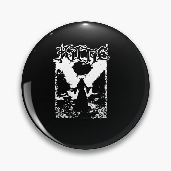 Item preview, Gothic Kitty Cat Death Metal Logo Design designed and sold by QuirkNestArt.