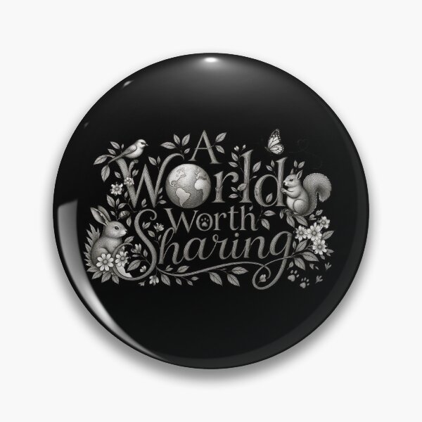 Item preview, A World Worth Sharing. designed and sold by mirciashop.