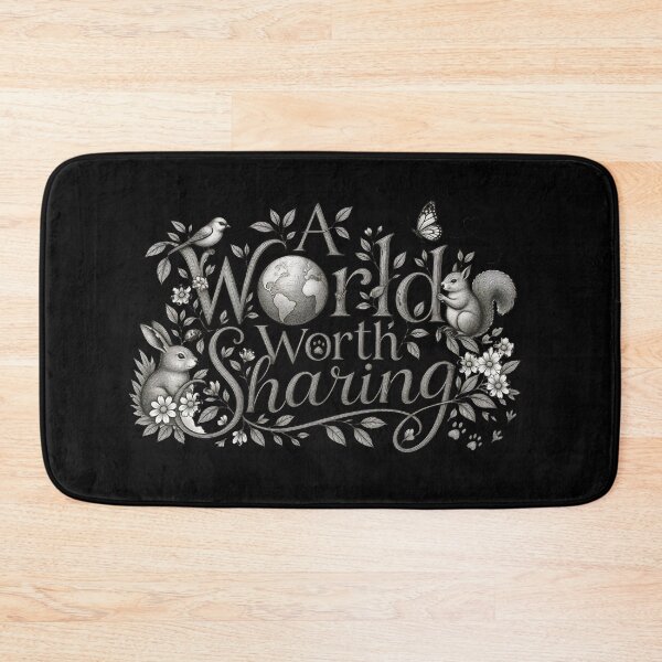 Item preview, A World Worth Sharing. designed and sold by mirciashop.
