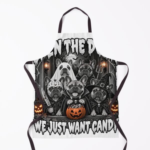 Item preview, Funny French Bulldog Candy Costume Trio Halloween 2 designed and sold by luu phong.