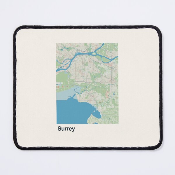 Item preview, Surrey Minimalistic Map Art designed and sold by MapsNerd.