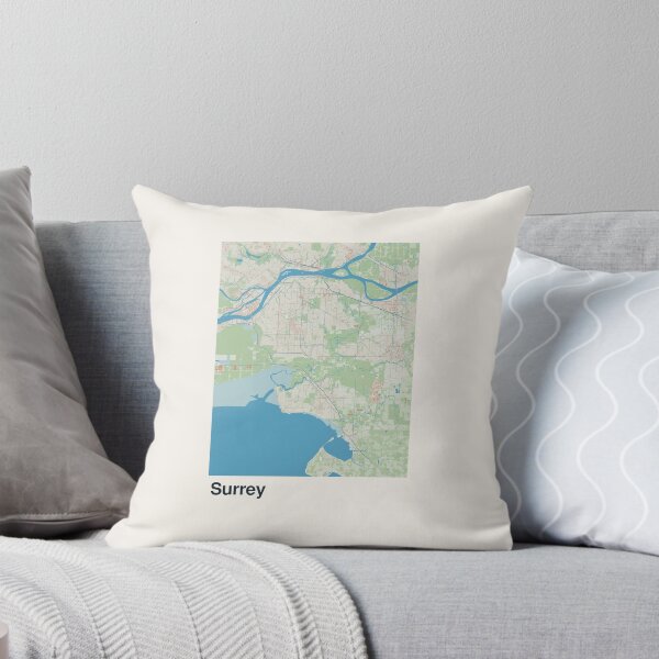 Item preview, Surrey Minimalistic Map Art designed and sold by MapsNerd.