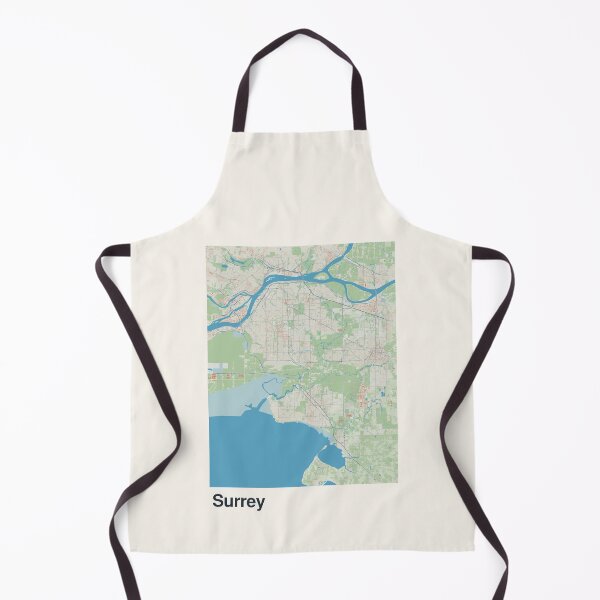 Item preview, Surrey Minimalistic Map Art designed and sold by MapsNerd.
