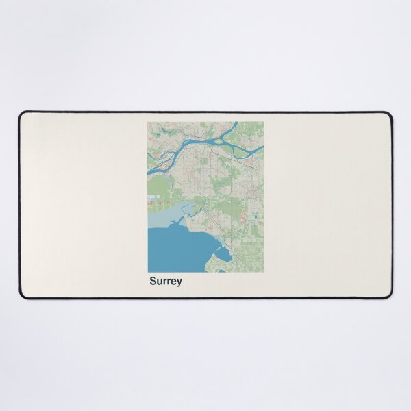 Item preview, Surrey Minimalistic Map Art designed and sold by MapsNerd.