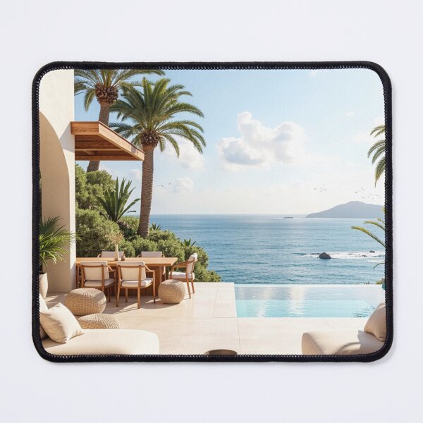 Item preview, Azure Horizon Escape - Luxury Coastal Haven designed and sold by nhk999.