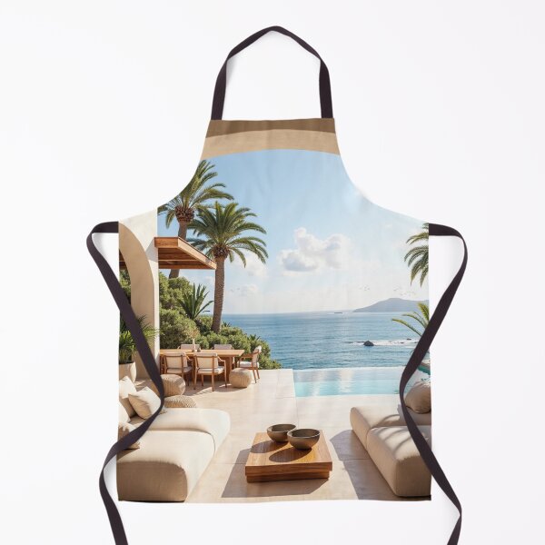 Item preview, Azure Horizon Escape - Luxury Coastal Haven designed and sold by nhk999.