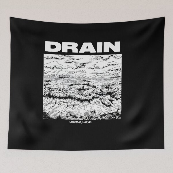 Aperçu de l'œuvre Drain California Cursed Hardcore créée et vendue par QuirkNestArt.