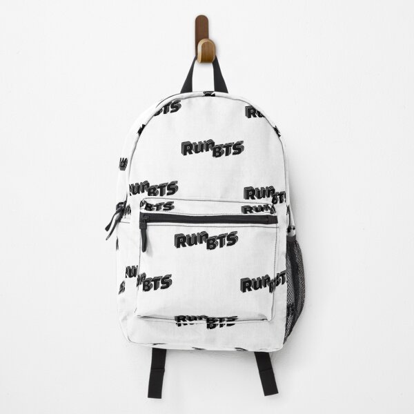 Item preview, Run BTS Typography Design in White - Bold and Minimalist Style designed and sold by TechnoSMI.