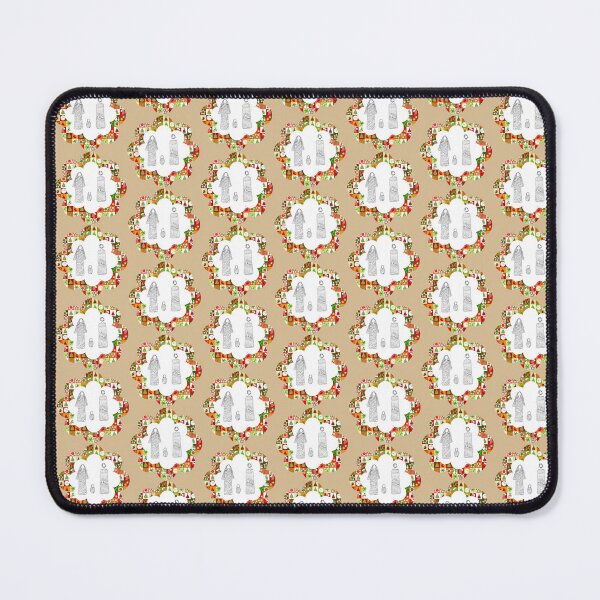 Item preview, Joyful Holiday Family Illustration on Busy Festive Pattern Design designed and sold by Liberarteprint.