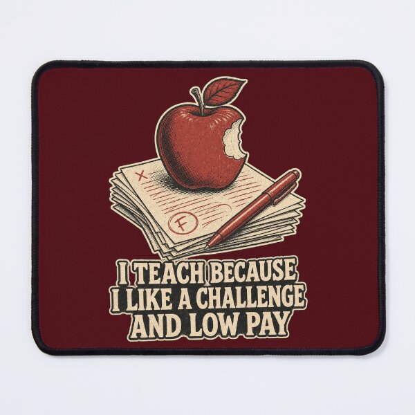 Item preview, I Teach Because I Like A Challenge Shirt, Funny Teacher T-Shirt, Sarcastic Teacher Tee, Funny Teacher Salary Gift Shirt, Vintage Classroom Humor Graphic designed and sold by TshirtsLabs.