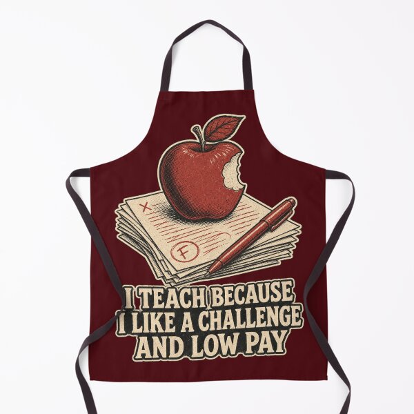Item preview, I Teach Because I Like A Challenge Shirt, Funny Teacher T-Shirt, Sarcastic Teacher Tee, Funny Teacher Salary Gift Shirt, Vintage Classroom Humor Graphic designed and sold by TshirtsLabs.