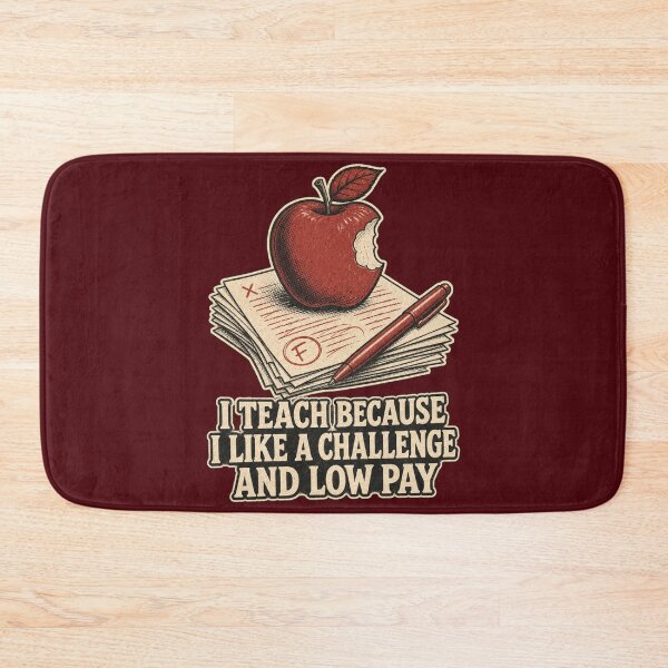 Item preview, I Teach Because I Like A Challenge Shirt, Funny Teacher T-Shirt, Sarcastic Teacher Tee, Funny Teacher Salary Gift Shirt, Vintage Classroom Humor Graphic designed and sold by TshirtsLabs.