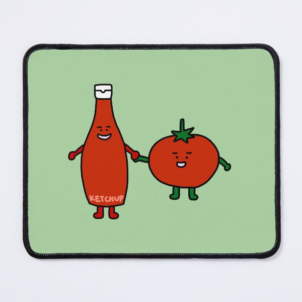 Item preview, Ketchup guy and Tomato guy designed and sold by superbaechoo.