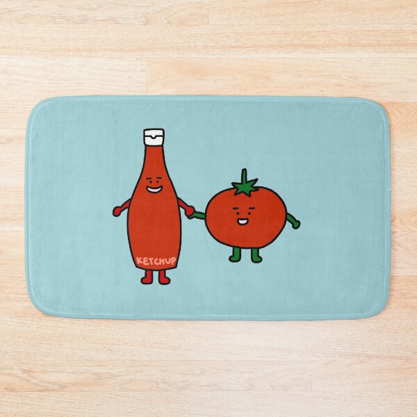 Item preview, Ketchup guy and Tomato guy designed and sold by superbaechoo.