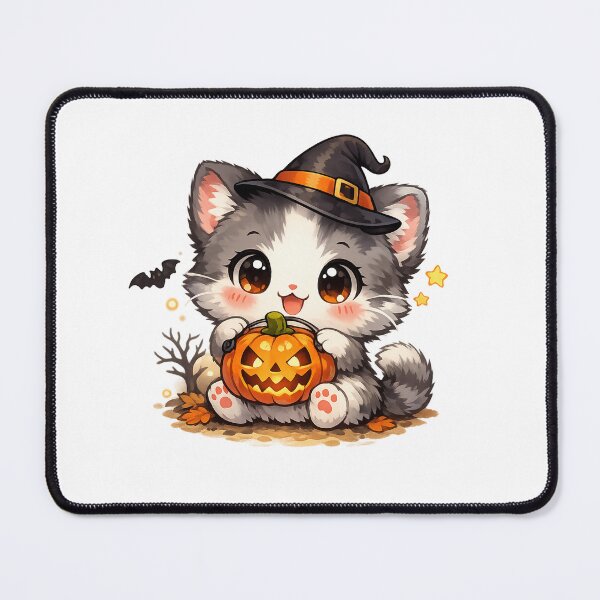 Item preview, Jack‑O’‑Lantern Witch Kitty designed and sold by Sommium .