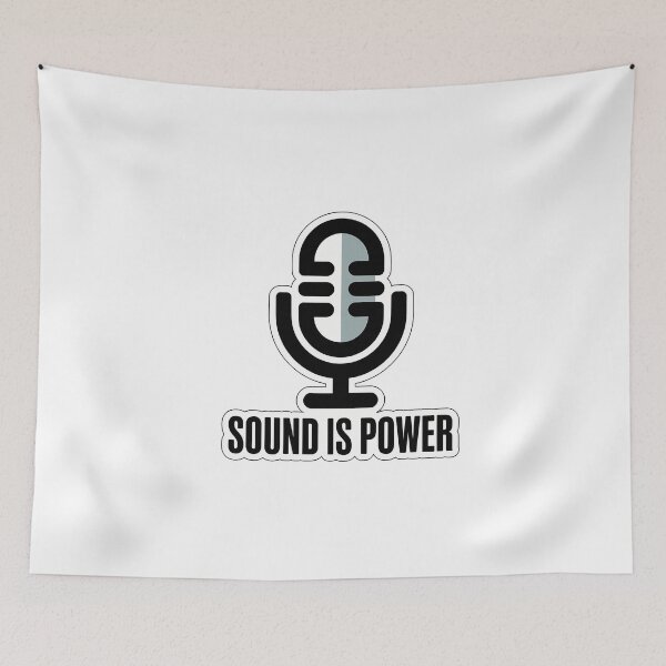 Item preview, Sound is power audio engineer quote designed and sold by NiftyWrx.