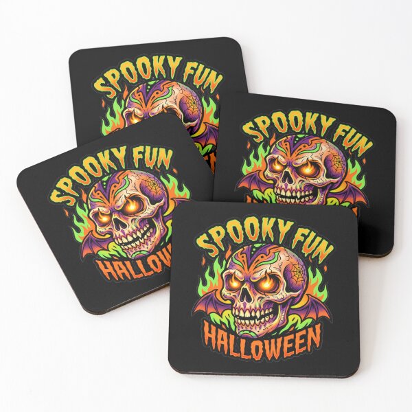 Item preview, Spooky Fun Halloween Skull  designed and sold by AleksaDesignMTL.