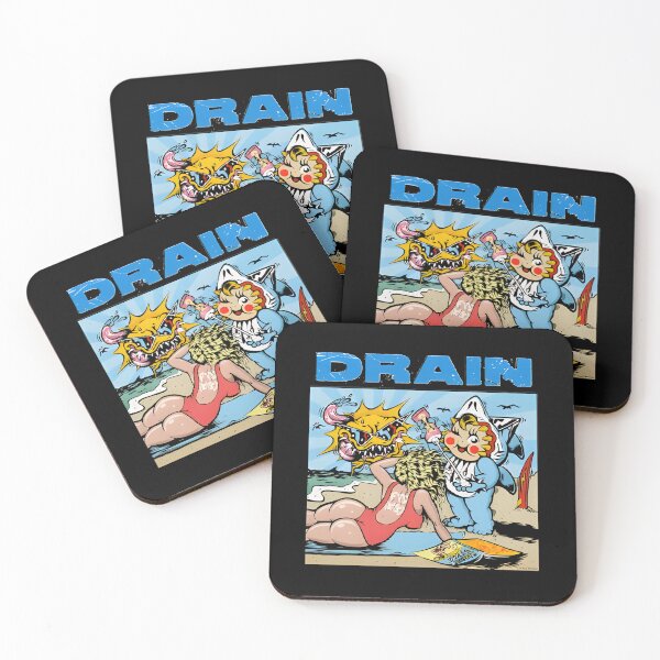 Item preview, Drain Surfer Beach Artwork designed and sold by QuirkNestArt.