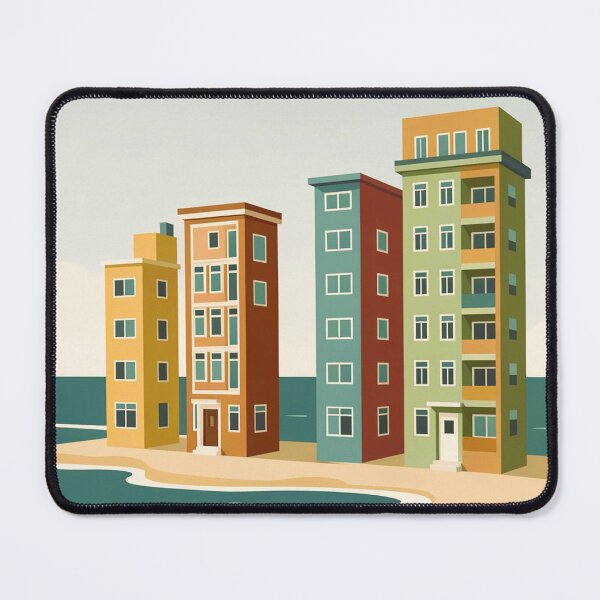Item preview, Poster block of flats designed and sold by Judith Murphy.