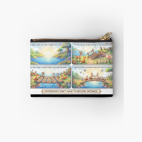 Item preview, Animals build a bridge connecting two countries designed and sold by Mianku | Für das Leben.