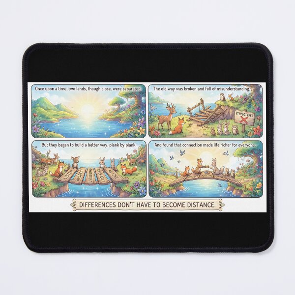 Item preview, Animals build a bridge connecting two countries designed and sold by Mianku | Für das Leben.