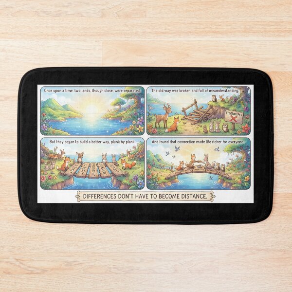 Item preview, Animals build a bridge connecting two countries designed and sold by Mianku | Für das Leben.
