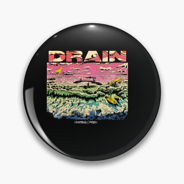 Item preview, California Cursed Drain Surf designed and sold by QuirkNestArt.
