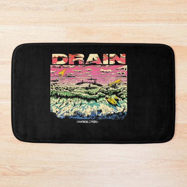 Item preview, California Cursed Drain Surf designed and sold by QuirkNestArt.