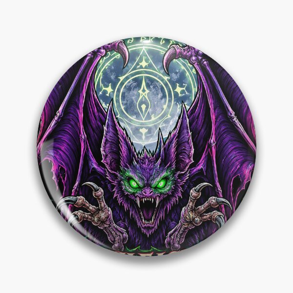 Item preview, "Unleash the Night" – A spooky Halloween bat with pumpkin and magic designed and sold by thirtyonestars.