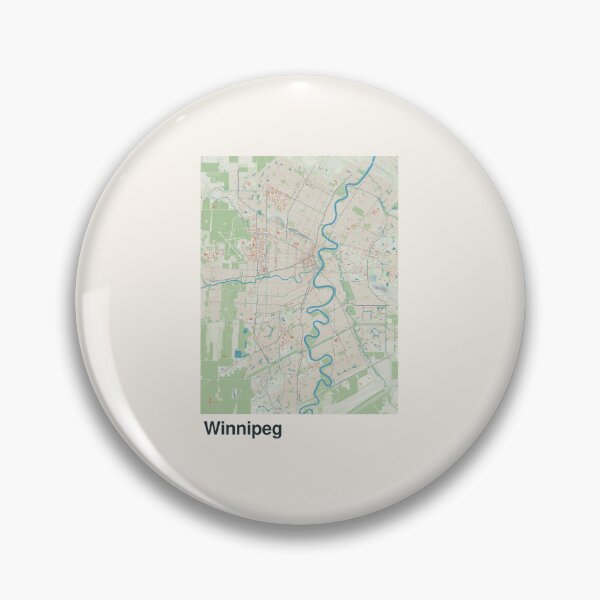 Item preview, Winnipeg Minimalistic Map Art designed and sold by MapsNerd.
