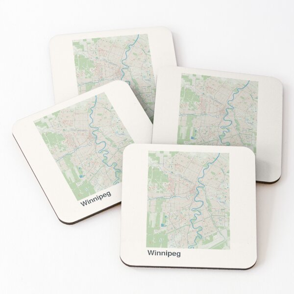 Item preview, Winnipeg Minimalistic Map Art designed and sold by MapsNerd.