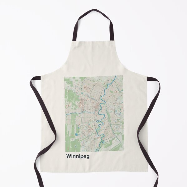Item preview, Winnipeg Minimalistic Map Art designed and sold by MapsNerd.