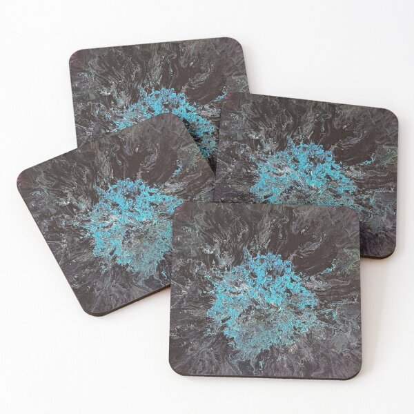 Item preview, Turquoise Core designed and sold by Fluid Paint Art.