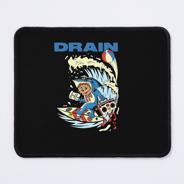 Item preview, Drain Surfing Shark designed and sold by QuirkNestArt.