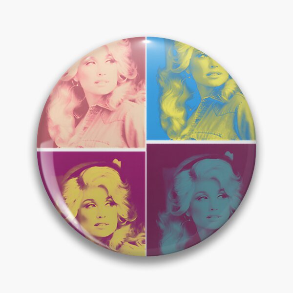Item preview, Dolly Parton Retro Four Colors Vintage Style Graphic Design designed and sold by mandorlalmond.